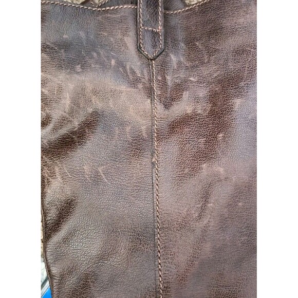 BANANA REPUBLIC All Leather Boots Size 9.5 Brown Mid-Calf 4" High Heel Esquire - Picture 11 of 13